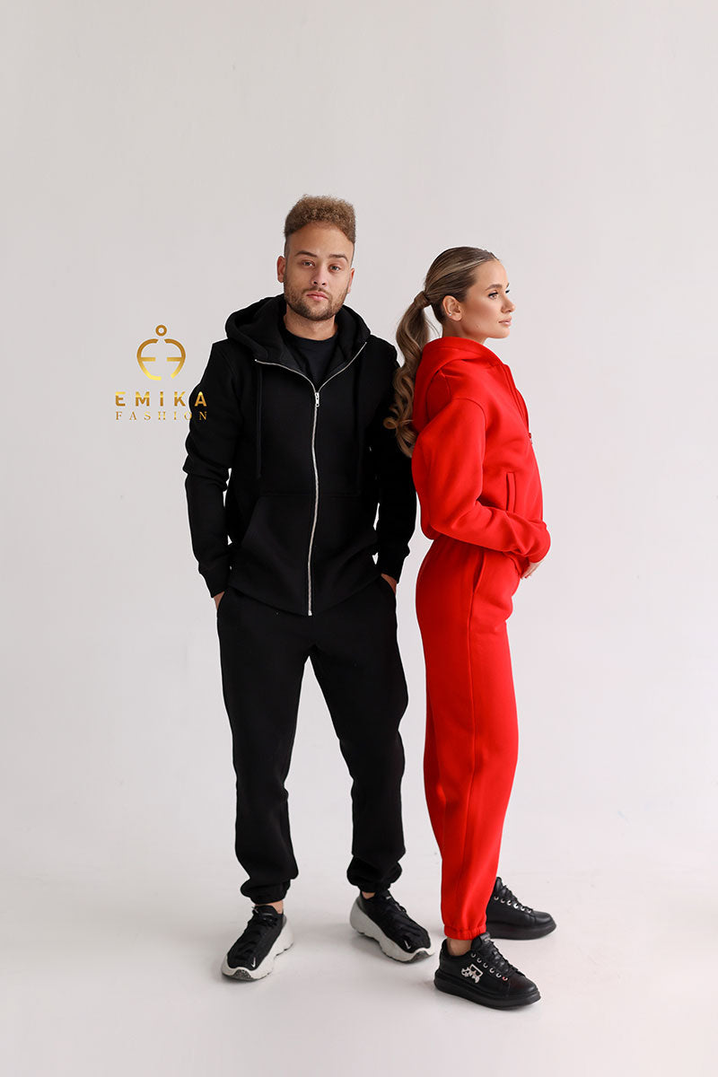 Fleece-lined Warm Suit Family look  Men