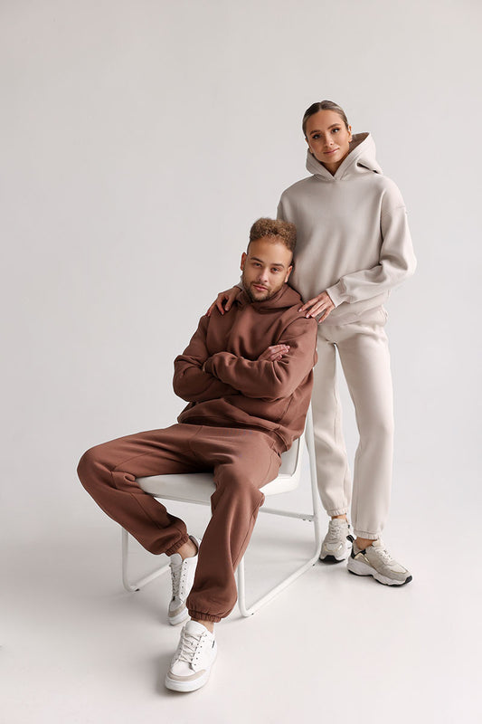 Fleece-lined Warm Suit Men