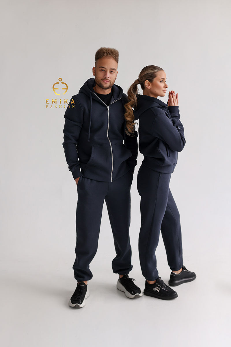 Fleece-lined Warm Suit Family look  Men