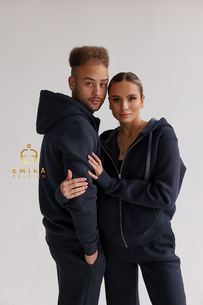 Fleece-lined Warm Suit Family look  Men