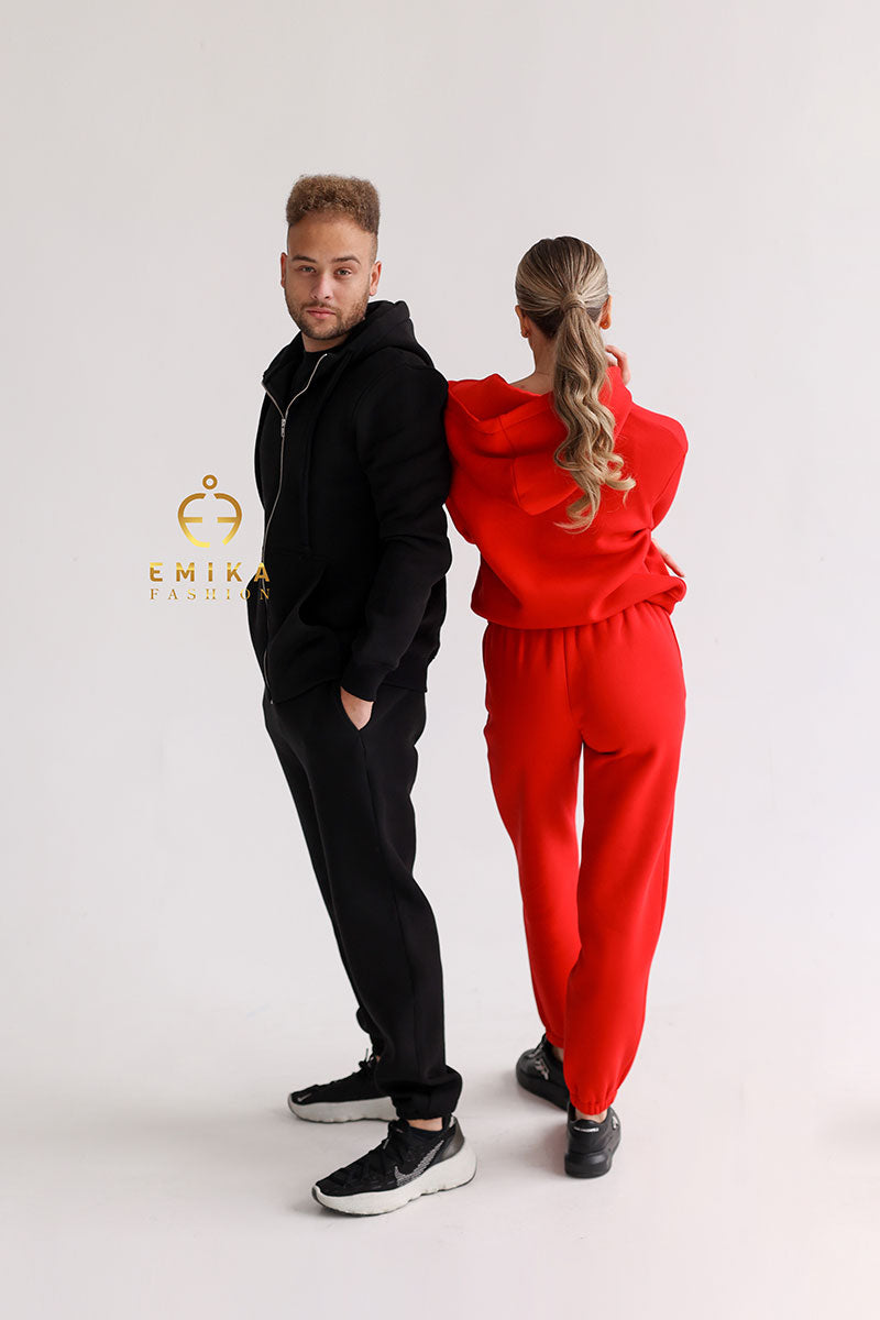 Fleece-lined Warm Suit Family look  Men