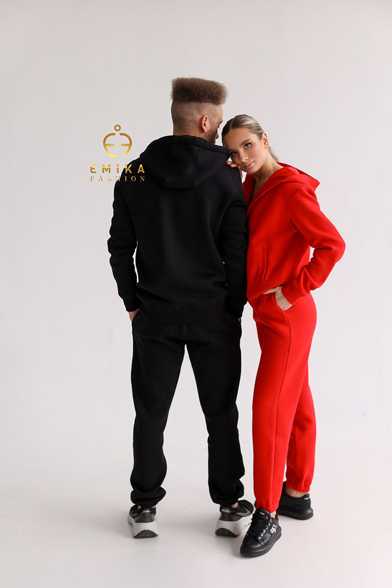 Fleece-lined Warm Suit Family look  Men