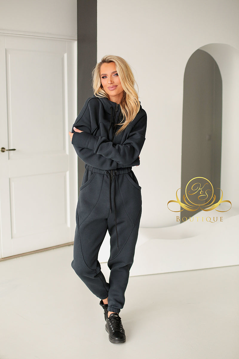 Fleece-lined Jumpsuit