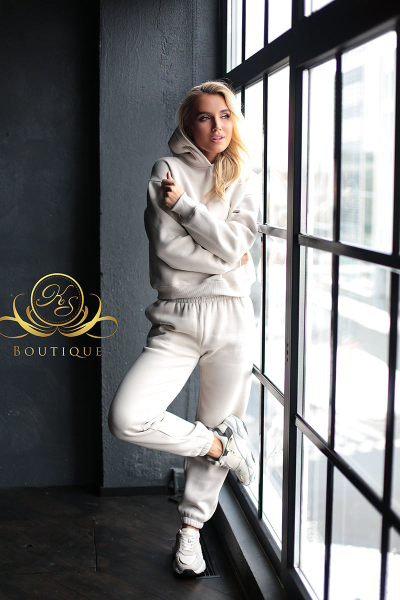 Fleece-lined Warm Suit Women