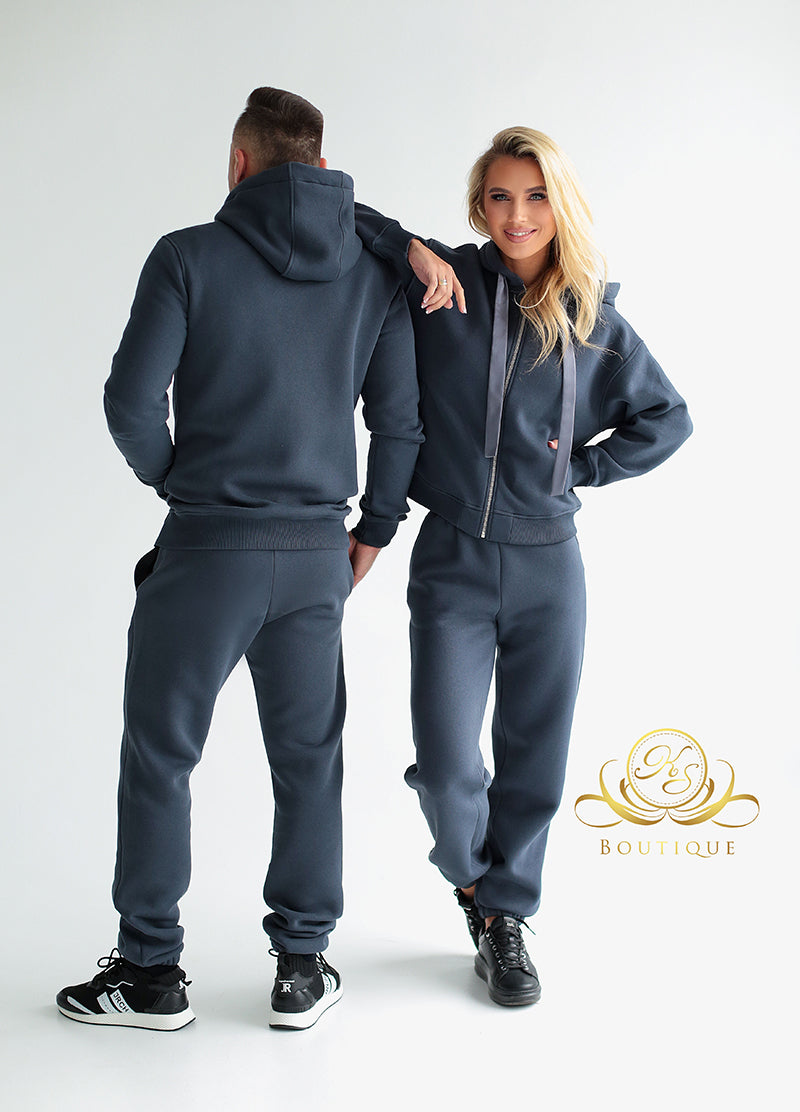 Fleece-lined Warm Suit Family look Women