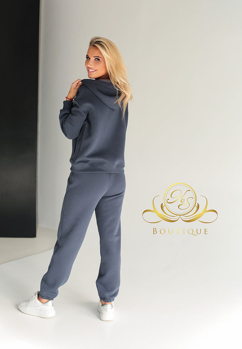 Fleece-lined Warm Suit Family look Women