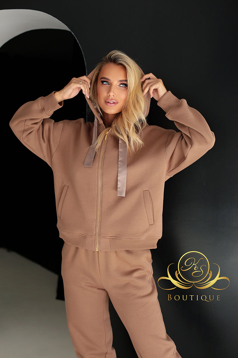Fleece-lined Warm Suit Family look Women