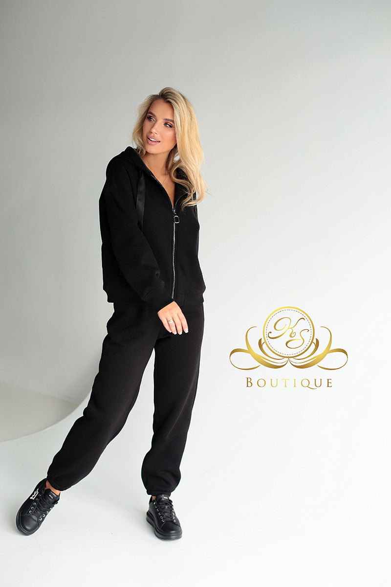 Fleece-lined Warm Suit Family look Women